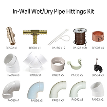 In-Wall Wet/Dry Pipe Fittings Kit-PA134